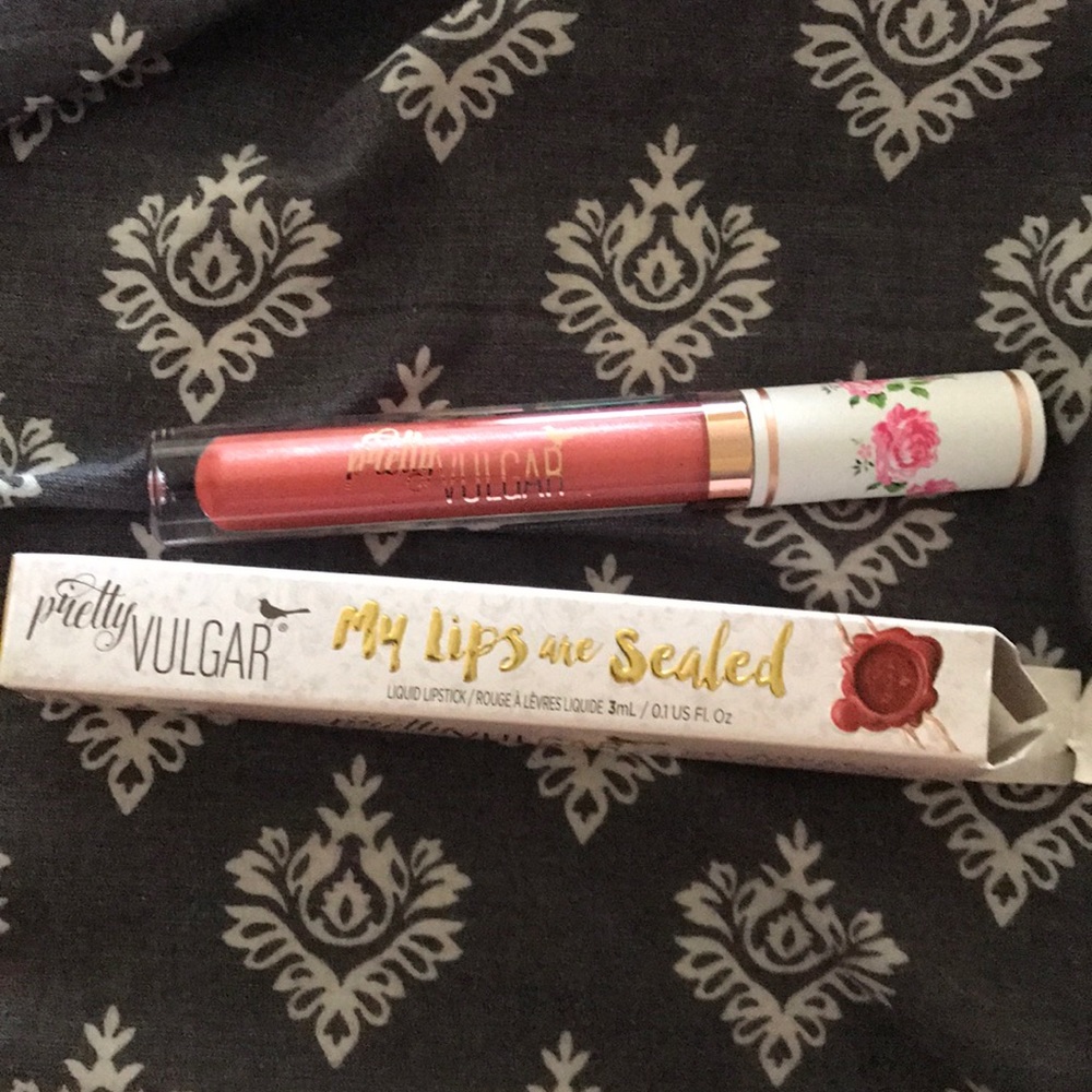 "My Lips Are Sealed" liquid lip